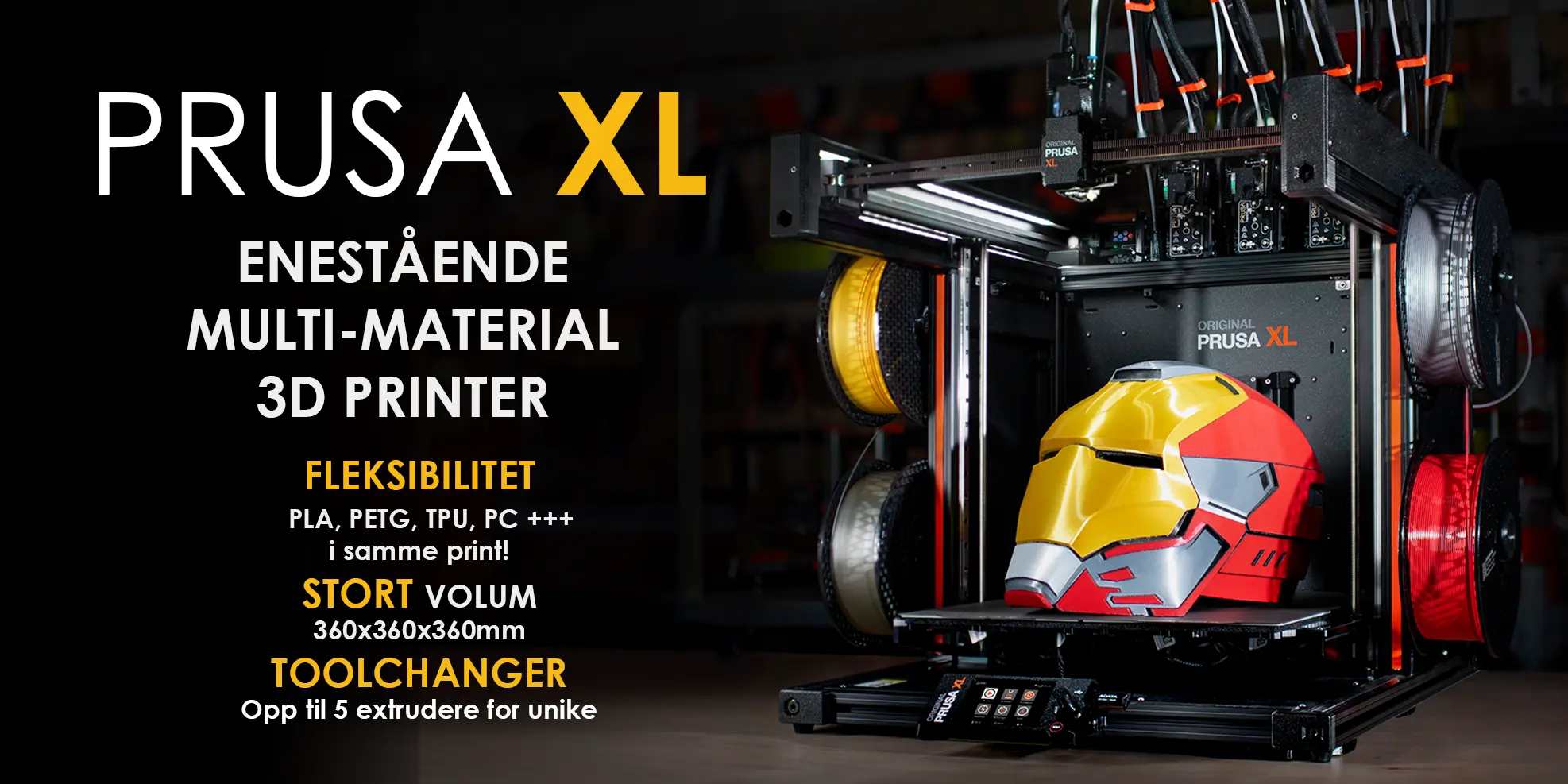 top left banner main PRUSA XL