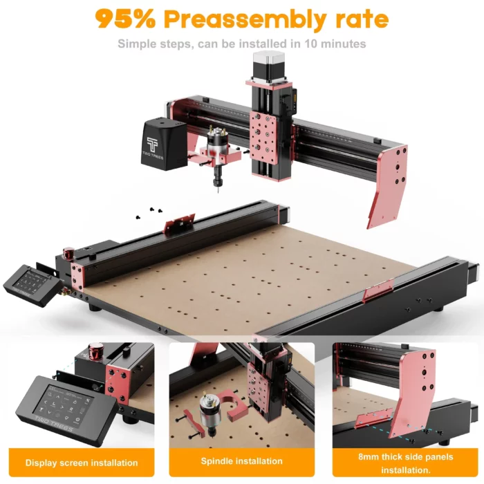 Twotrees TTC450 PRO CNC Router Machine - Bilde 6