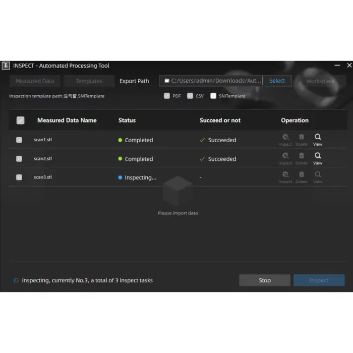 Shining 3D Inspect Kvalitetskontroll Software - Bilde 5
