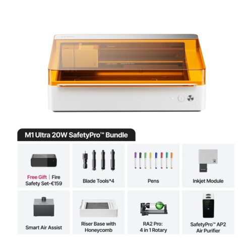 xTool M1 Ultra 20W safety pro bundle