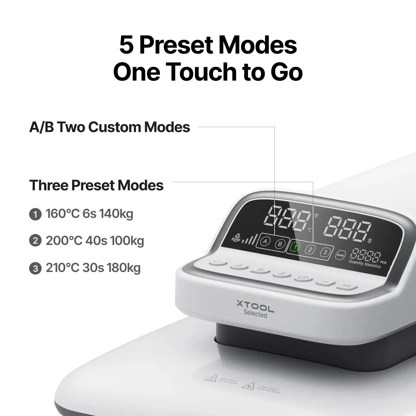 xTool Selected HP2 Auto Heat Press - Bilde 4